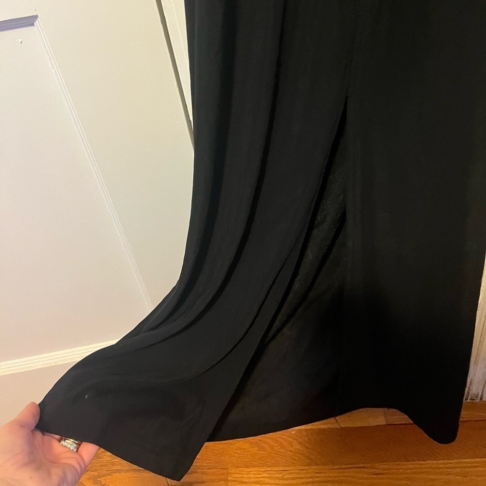 VTG City Triangles Dress Womens M 90s Y2K USA Made Whimsigoth MINIMALIST LBD - Picture 6 of 10